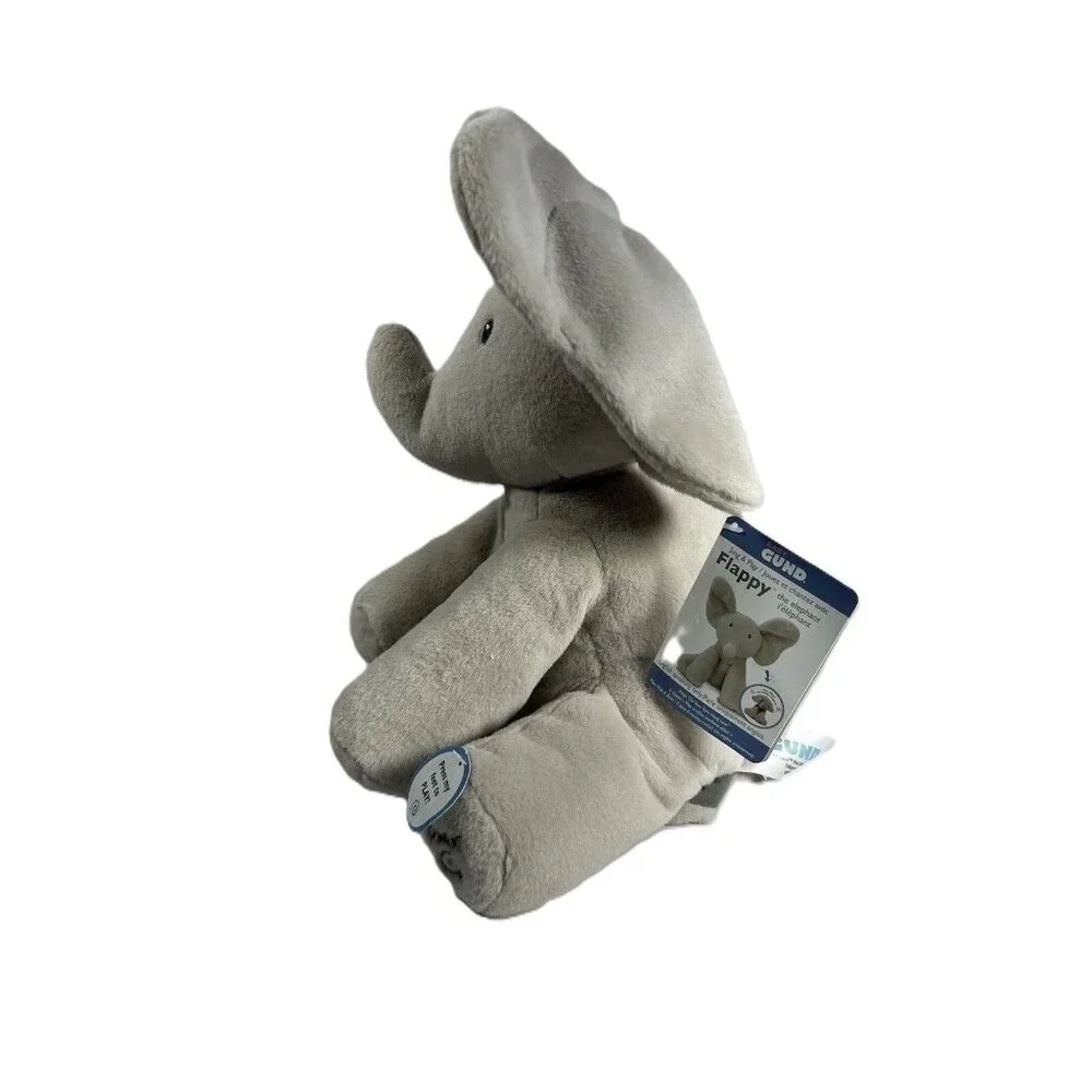 Flappy the Elephant by Baby Gund Animated Sings and Plays Peek-a-Boo See Video - Picture 3 of 6